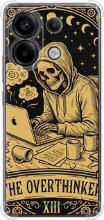 Силіконовий протиударний с посиленими кутами чохол 'The Overthinker' для Xiaomi Redmi Note 13 Pro 4G зображення 1