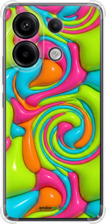 Силіконовий протиударний с посиленими кутами чехол Y2K Jelly Dream для Xiaomi Redmi Note 13 Pro 4G - 6780sp-3653 изображение 