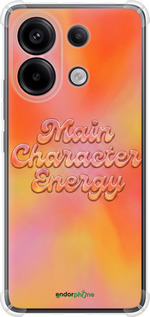 Силикон с усиленными углами чехол Aura Gradient Main Character Energy Aesthetic Y2K для Xiaomi Redmi Note 13 Pro 4G - 6783sp-3653 изображение 
