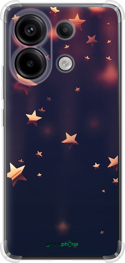 Силикон с усиленными углами чехол Падающие звезды для Xiaomi Redmi Note 13 Pro 4G - 3974sp-3653 изображение 