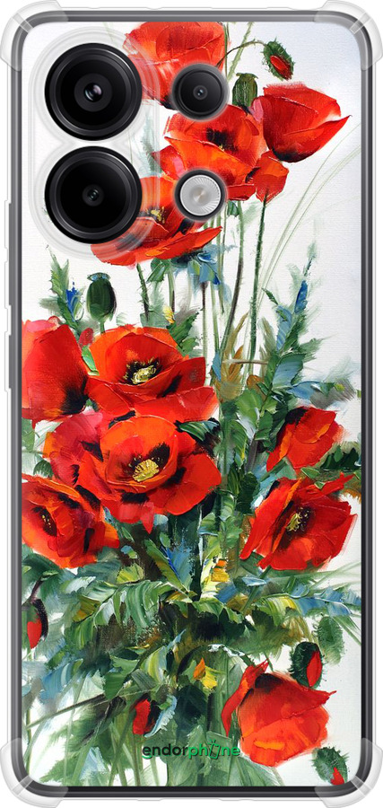 Силикон с усиленными углами чехол Маки для Xiaomi Redmi Note 13 Pro 4G - 523sp-3653 изображение 