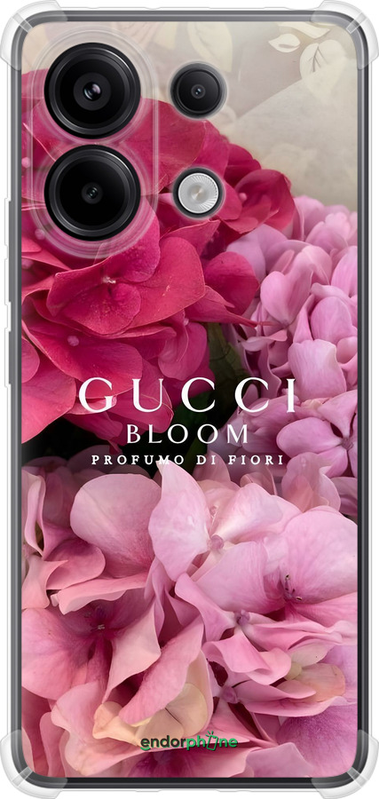 Силіконовий протиударний с посиленими кутами чехол Гучи для Xiaomi Poco M6 Pro - 6341sp-3452 изображение 