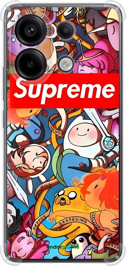 Силіконовий протиударний с посиленими кутами чехол Суприм для Xiaomi Redmi Note 13 Pro 4G - 6379sp-3653 изображение 
