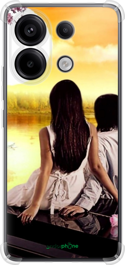 Силіконовий протиударний с посиленими кутами чехол Sunset для Xiaomi Redmi Note 13 Pro 4G - 6607sp-3653 изображение 