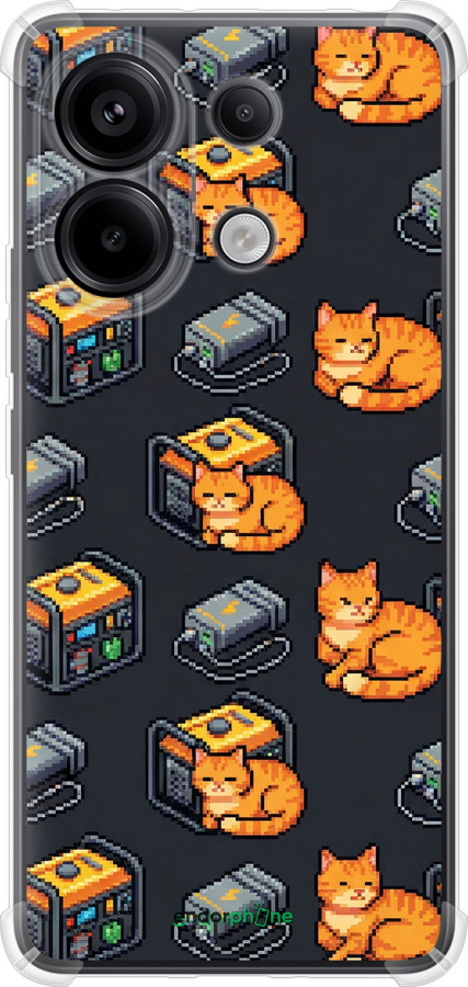 Силіконовий протиударний с посиленими кутами чехол Autonomous Zone для Xiaomi Redmi Note 13 Pro 4G - 6771sp-3653 изображение 