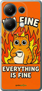 Силиконовый чехол 'Funny Cat' для Xiaomi Redmi Note 13 Pro 4G изображение 5