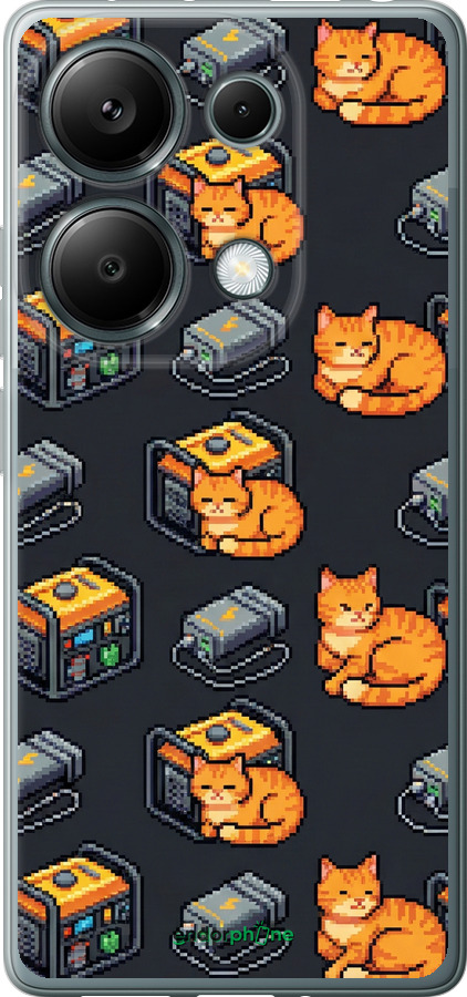 Силиконовый чехол Autonomous Zone для Xiaomi Redmi Note 13 Pro 4G - 6771u-3653 изображение 