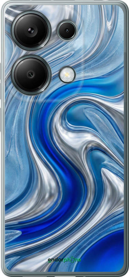 Силиконовый чехол Liquid Chrome для Xiaomi Redmi Note 13 Pro 4G - 6781u-3653 изображение 