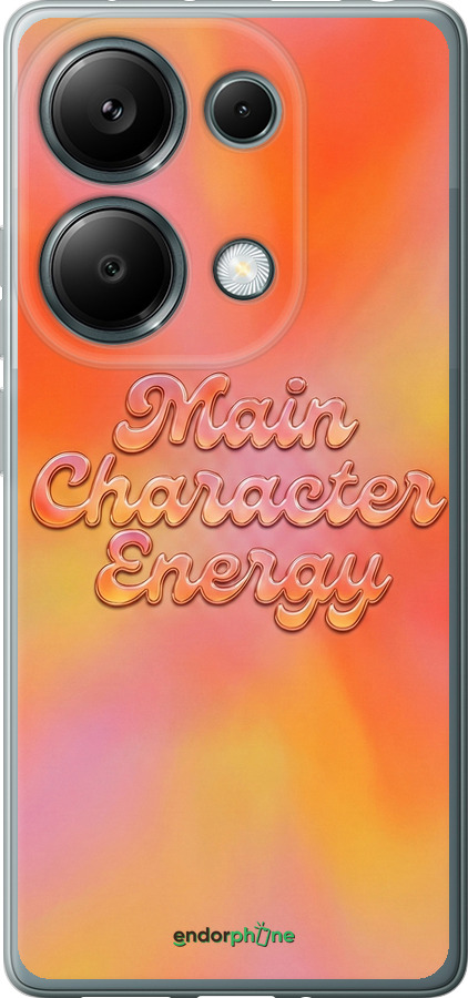 Силиконовый чехол Aura Gradient Main Character Energy Aesthetic Y2K для Xiaomi Poco M6 Pro - 6783u-3452 изображение 