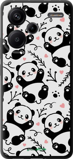 TPU чехол Панды для Xiaomi Redmi Note 13 Pro Plus 5g - 4318b-3400 изображение 