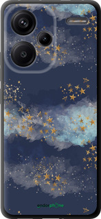 TPU чехол Ночь золотые звезды для Xiaomi Redmi Note 13 Pro Plus 5g - 5421b-3400 изображение 