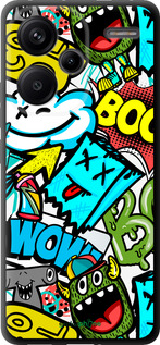 TPU чехол Стикеры v4 для Xiaomi Redmi Note 13 Pro Plus 5g - 5508b-3400 изображение 