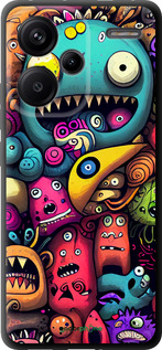 TPU чехол Cмешные монстры для Xiaomi Redmi Note 13 Pro Plus 5g - 5549b-3400 изображение 