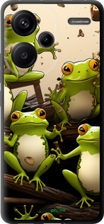 TPU чехол Жабки для Xiaomi Redmi Note 13 Pro Plus 5g - 5656b-3400 изображение 