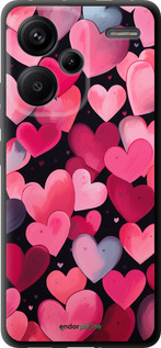 TPU чехол Сердечки 4 для Xiaomi Redmi Note 13 Pro Plus 5g - 5662b-3400 изображение 