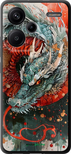 TPU чехол Стихия огня для Xiaomi Redmi Note 13 Pro Plus 5g - 6101b-3400 изображение 