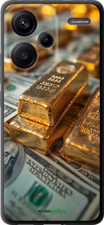 TPU чехол Злитки та долари для Xiaomi Redmi Note 13 Pro Plus 5g - 6105b-3400 изображение 