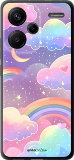 TPU чехол Облака и радуга для Xiaomi Redmi Note 13 Pro Plus 5g - 6312b-3400 изображение 