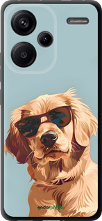 TPU чехол Пес в очках для Xiaomi Redmi Note 13 Pro Plus 5g - 6381b-3400 изображение 