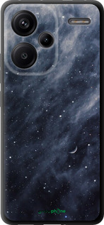 TPU чехол Голубые облака, Голубая луна для Xiaomi Redmi Note 13 Pro Plus 5g - 6398b-3400 изображение 