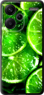 TPU чехол Зелёные дольки лимона для Xiaomi Redmi Note 13 Pro Plus 5g - 852b-3400 изображение 