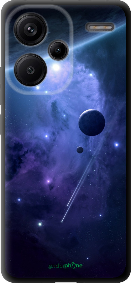 TPU чехол Планети в синьому космосі для Xiaomi Redmi Note 13 Pro Plus 5g - 171b-3400 изображение 