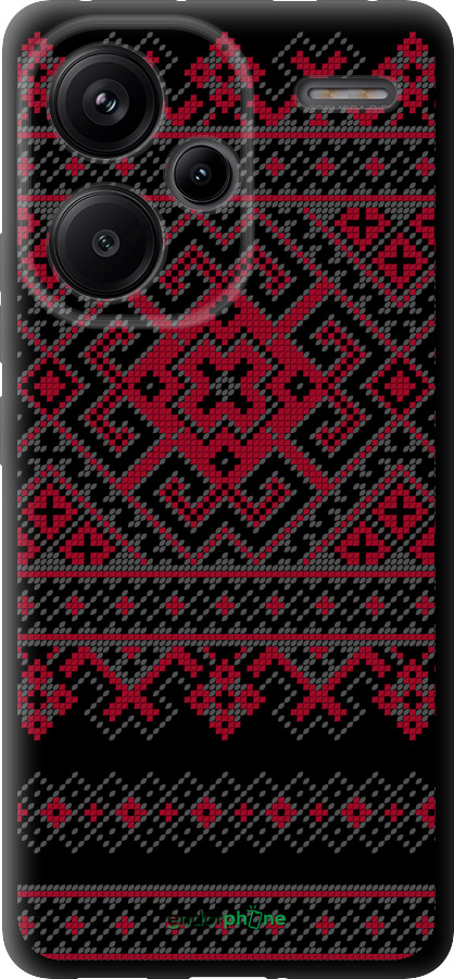 TPU чехол Вышиванка 52 для Xiaomi Redmi Note 13 Pro Plus 5g - 1763b-3400 изображение 