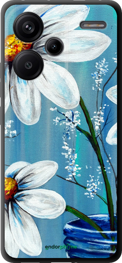 TPU чехол Красиві арт-ромашки для Xiaomi Redmi Note 13 Pro Plus 5g - 4031b-3400 изображение 