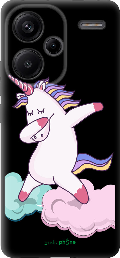TPU чехол Единорог для Xiaomi Redmi Note 13 Pro Plus 5g - 4702b-3400 изображение 