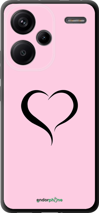 TPU чехол Сердце 1 для Xiaomi Redmi Note 13 Pro Plus 5g - 4730b-3400 изображение 