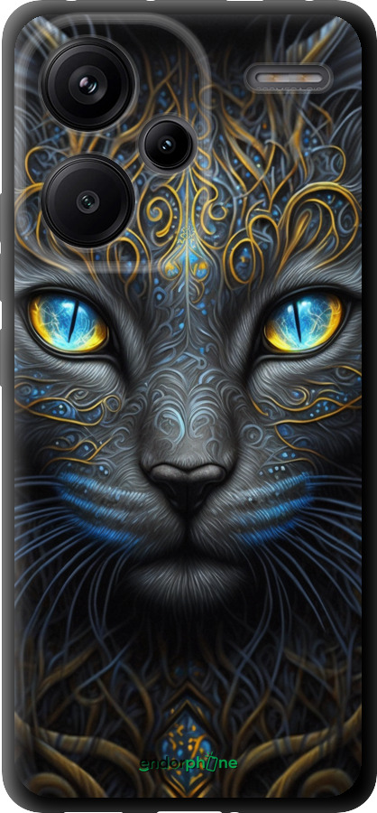 TPU чехол Кошка для Xiaomi Redmi Note 13 Pro Plus 5g - 5548b-3400 изображение 