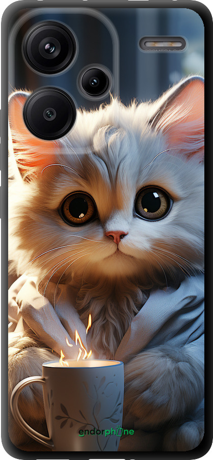 TPU чехол White cat для Xiaomi Redmi Note 13 Pro Plus 5g - 5646b-3400 изображение 