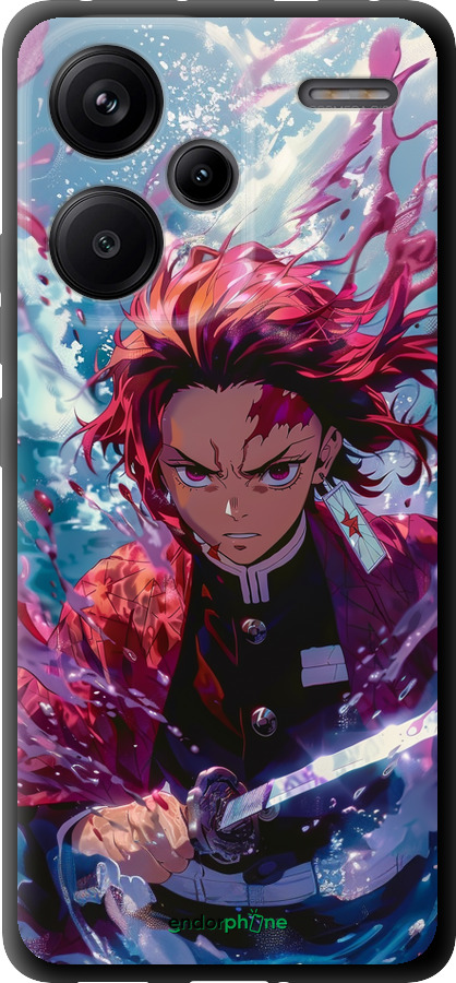 TPU чехол Танджиро Камадо: Клинок рассекающий демонов для Xiaomi Redmi Note 13 Pro Plus 5g - 6111b-3400 изображение 