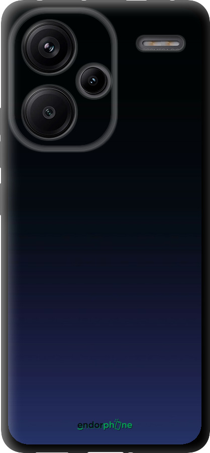 TPU чехол Градиент в тёмно - синем стиле для Xiaomi Redmi Note 13 Pro Plus 5g - 6542b-3400 изображение 