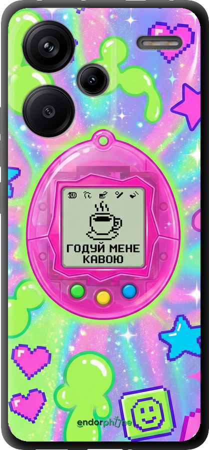 TPU чехол Y2K Aesthetic Retro Pet: Годуй мене кавою для Xiaomi Redmi Note 13 Pro Plus 5g - 6784b-3400 изображение 