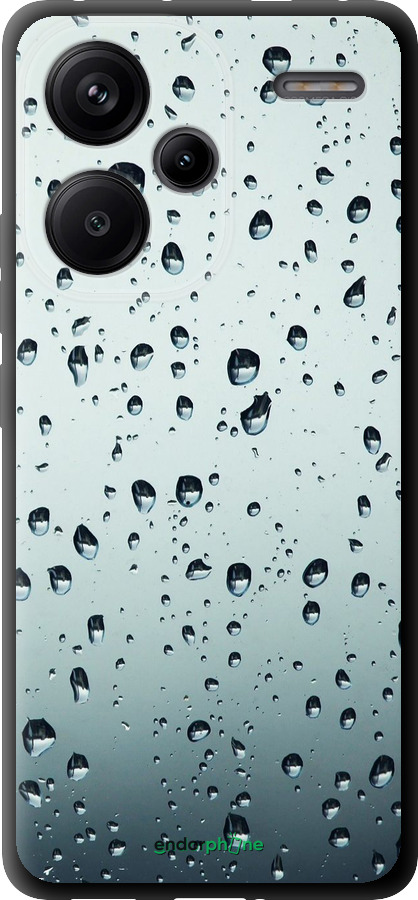 TPU чехол Стекло в каплях для Xiaomi Redmi Note 13 Pro Plus 5g - 848b-3400 изображение 