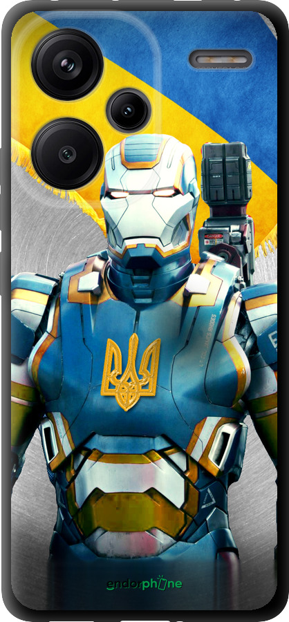 TPU чехол Украинский киборг для Xiaomi Redmi Note 13 Pro Plus 5g - 980b-3400 изображение 