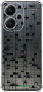 Силикон с усиленными углами чехол Кубики для Xiaomi Redmi Note 13 Pro Plus 5g - 1061sp-3400 изображение 