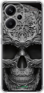 Силикон с усиленными углами чехол skull-ornament для Xiaomi Redmi Note 13 Pro Plus 5g - 4101sp-3400 изображение 