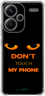 Силикон с усиленными углами чехол Don't touch the phone для Xiaomi Redmi Note 13 Pro Plus 5g - 4261sp-3400 изображение 