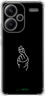 Силикон с усиленными углами чехол Love You для Xiaomi Redmi Note 13 Pro Plus 5g - 4298sp-3400 изображение 