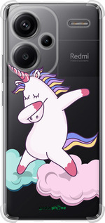 Силикон с усиленными углами чехол Единорог для Xiaomi Redmi Note 13 Pro Plus 5g - 4702sp-3400 изображение 