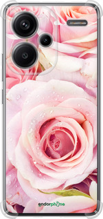 Силикон с усиленными углами чехол Розы для Xiaomi Redmi Note 13 Pro Plus 5g - 525sp-3400 изображение 