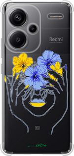 Силикон с усиленными углами чехол Девушка v4 для Xiaomi Redmi Note 13 Pro Plus 5g - 5276sp-3400 изображение 