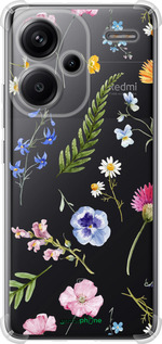 Силикон с усиленными углами чехол Цветочный фон v2 для Xiaomi Redmi Note 13 Pro Plus 5g - 5472sp-3400 изображение 
