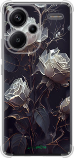 Силикон с усиленными углами чехол Розы 2 для Xiaomi Redmi Note 13 Pro Plus 5g - 5550sp-3400 изображение 