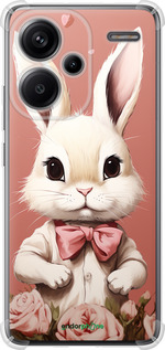 Силикон с усиленными углами чехол Зайчик для Xiaomi Redmi Note 13 Pro Plus 5g - 5669sp-3400 изображение 