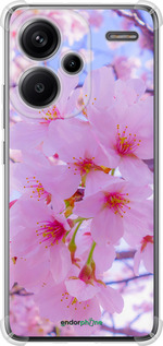 Силикон с усиленными углами чехол Сакура для Xiaomi Redmi Note 13 Pro Plus 5g - 6029sp-3400 изображение 
