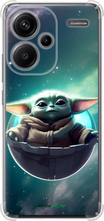 Силикон с усиленными углами чехол Малышь йода для Xiaomi Redmi Note 13 Pro Plus 5g - 6294sp-3400 изображение 