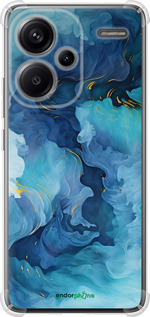 Силіконовий протиударний с посиленими кутами чехол Акварель для Xiaomi Redmi Note 13 Pro Plus 5g - 6320sp-3400 изображение 